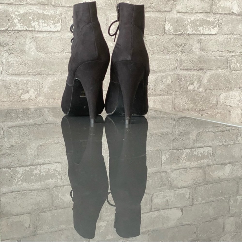 SOLD | Call It Spring Black Suede Ankle Booties EUC - Picture 7 of 13